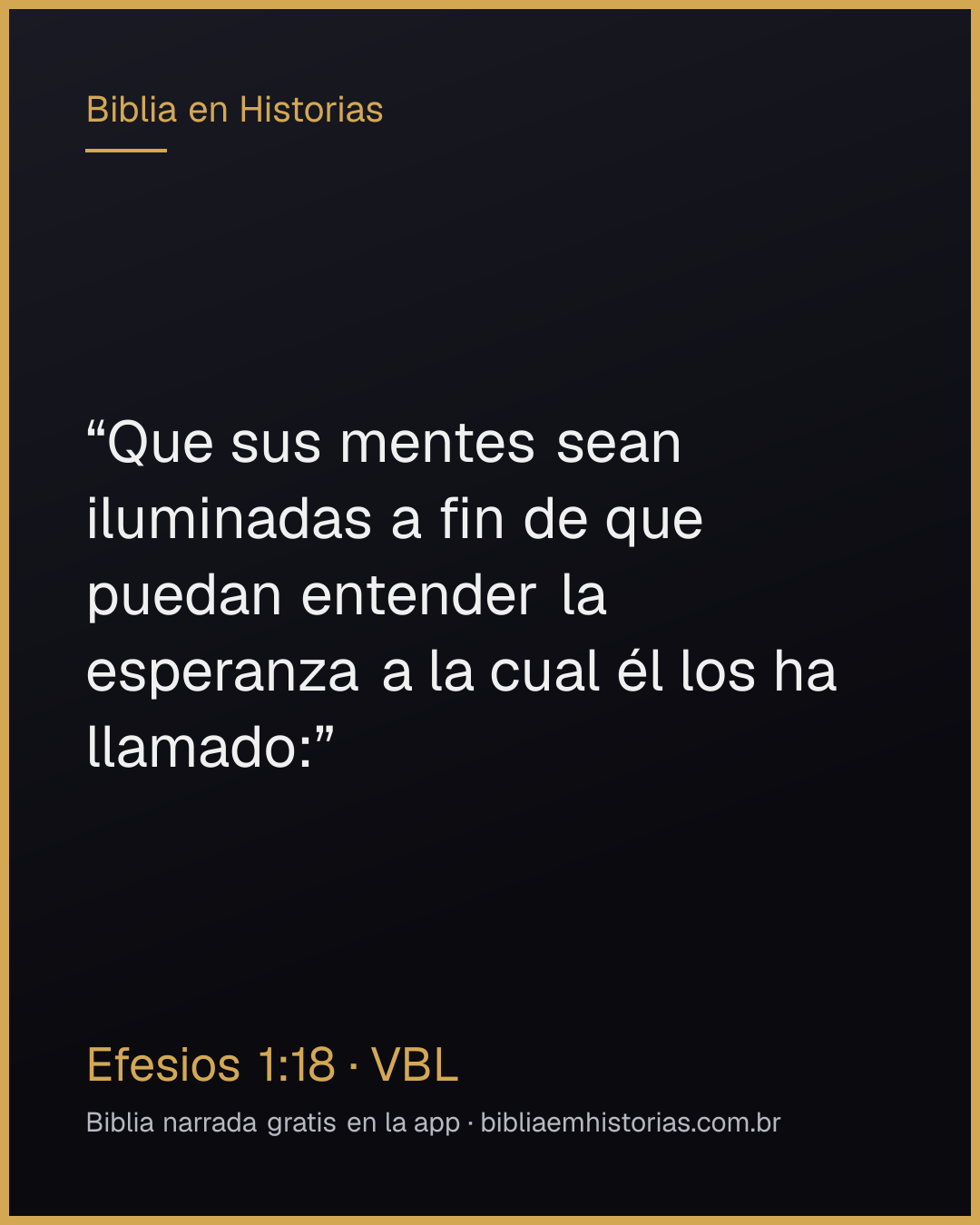 Imagen del versículo Efesios 1:18 para compartir