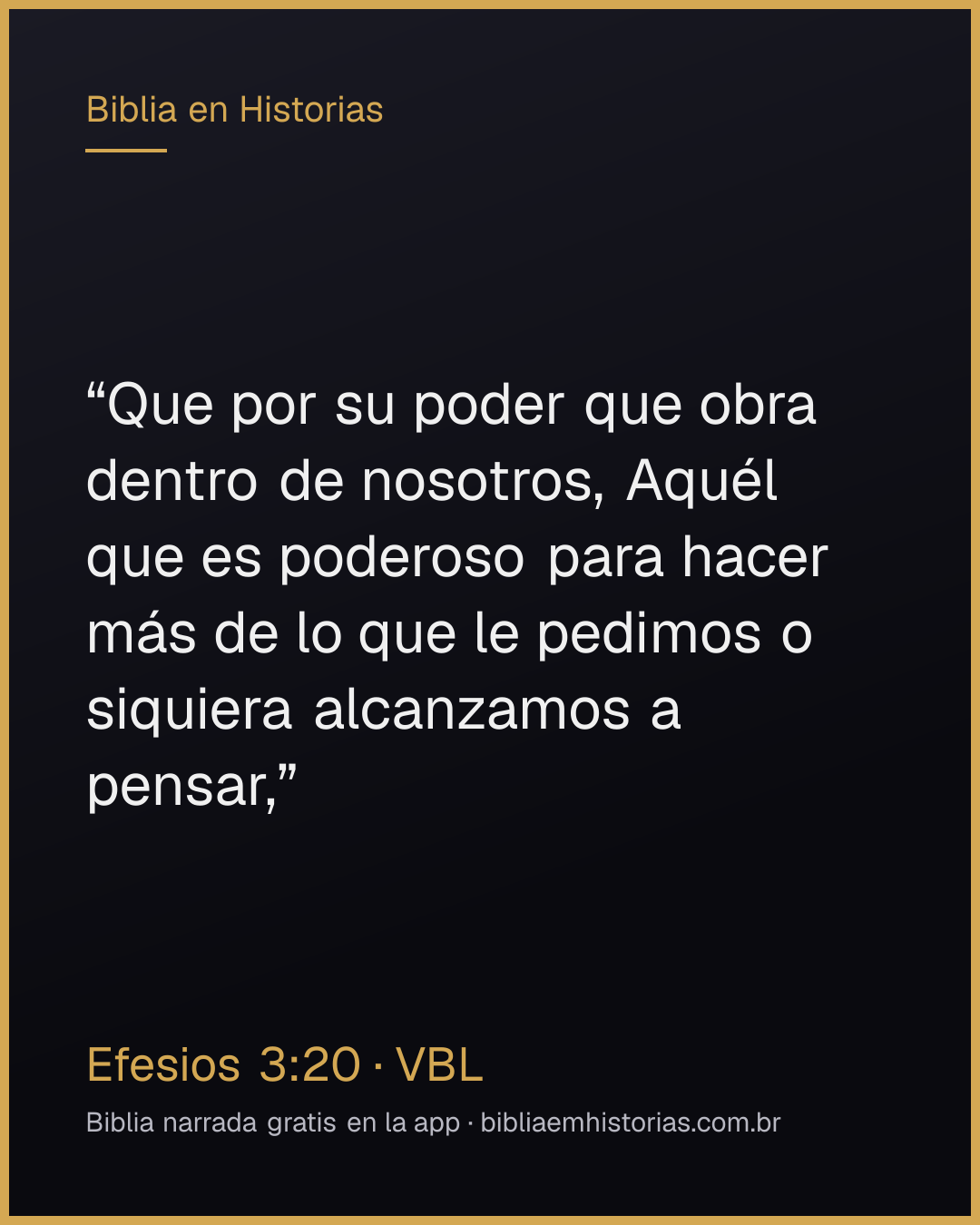 Imagen del versículo Efesios 3:20 para compartir