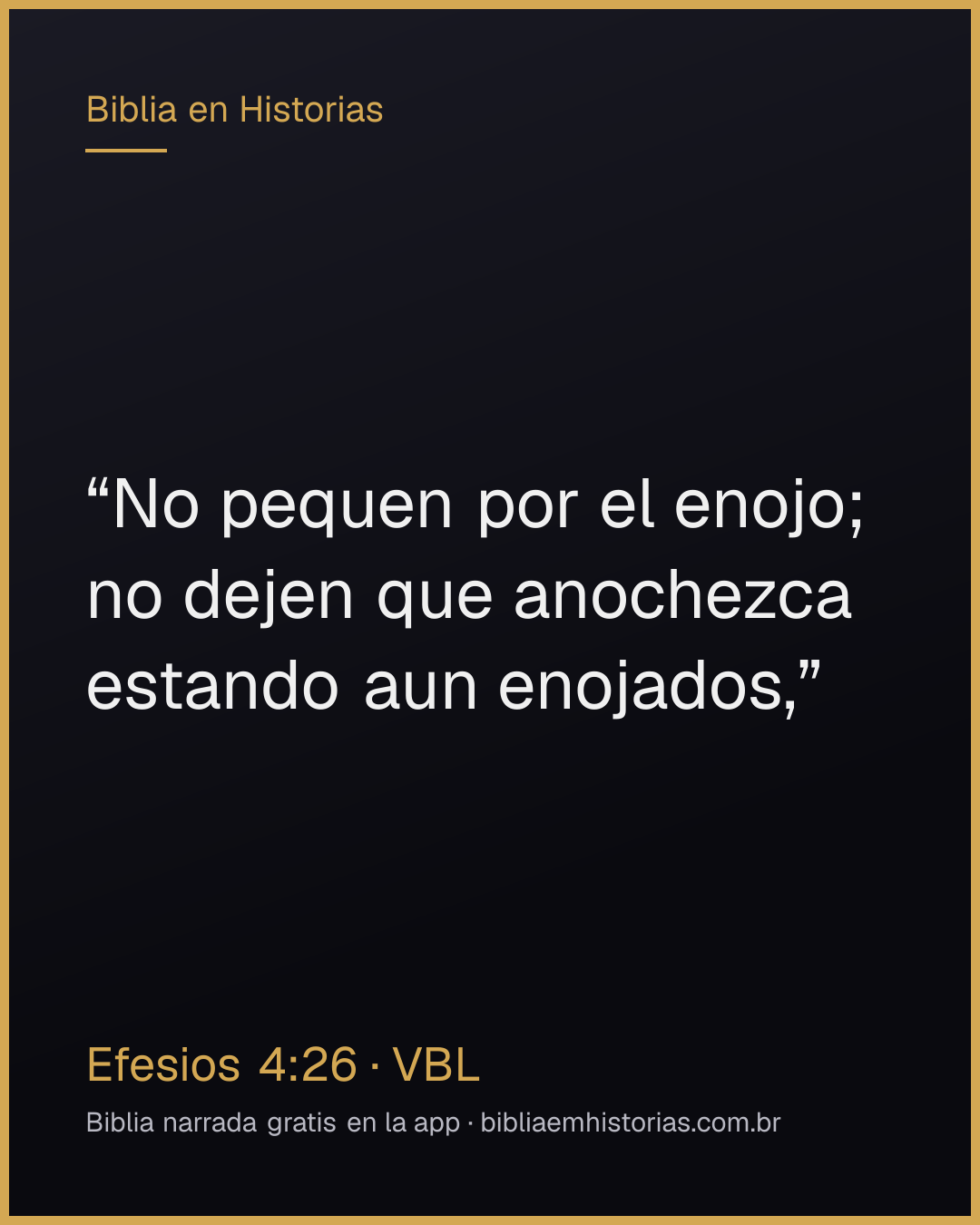Imagen del versículo Efesios 4:26 para compartir