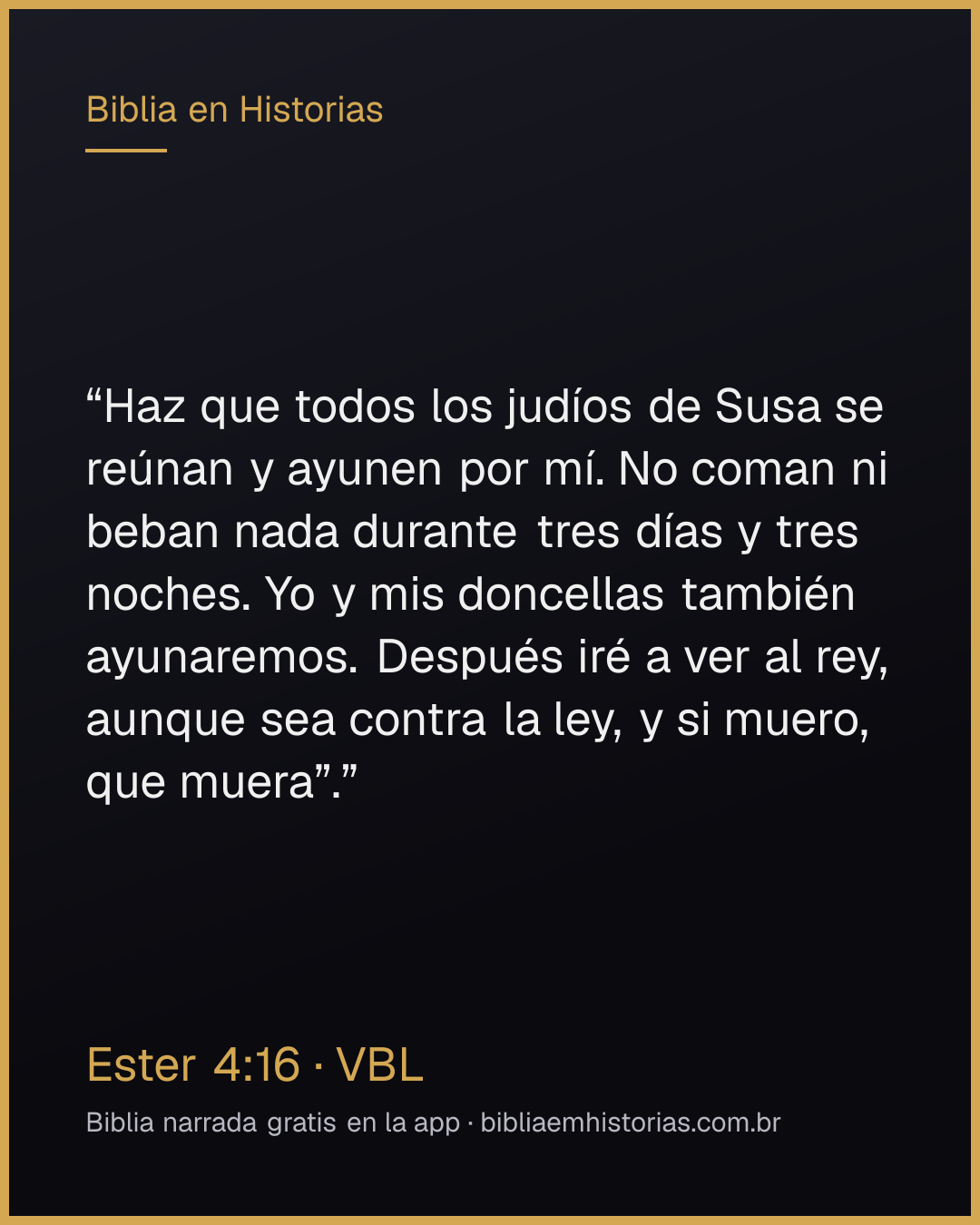 Imagen del versículo Ester 4:16 para compartir