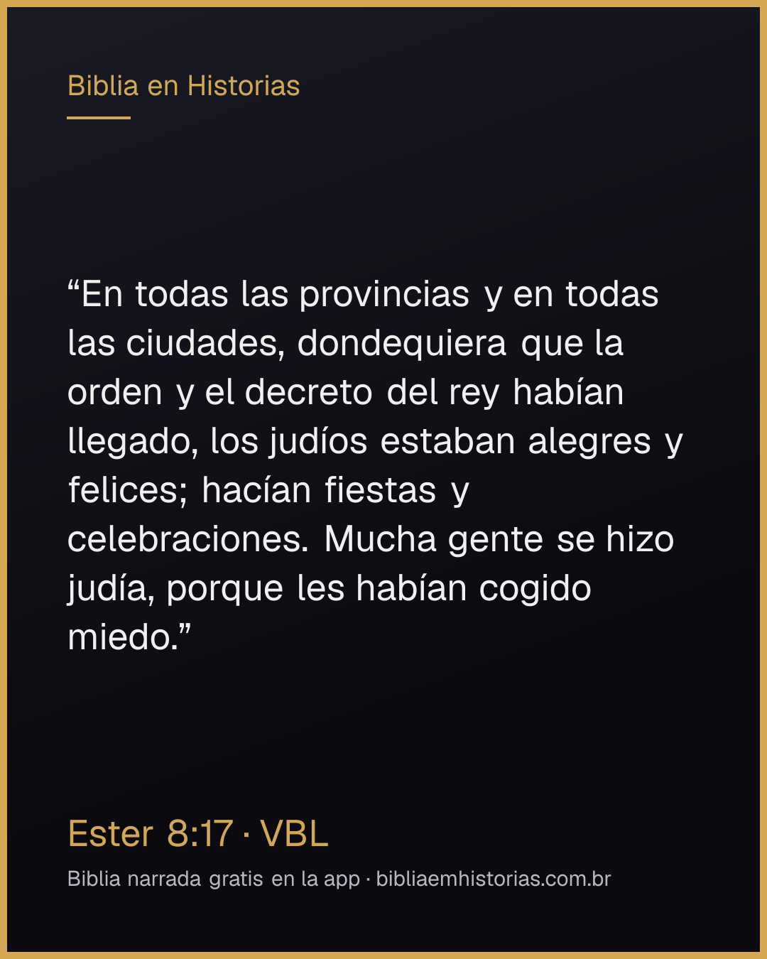 Imagen del versículo Ester 8:17 para compartir