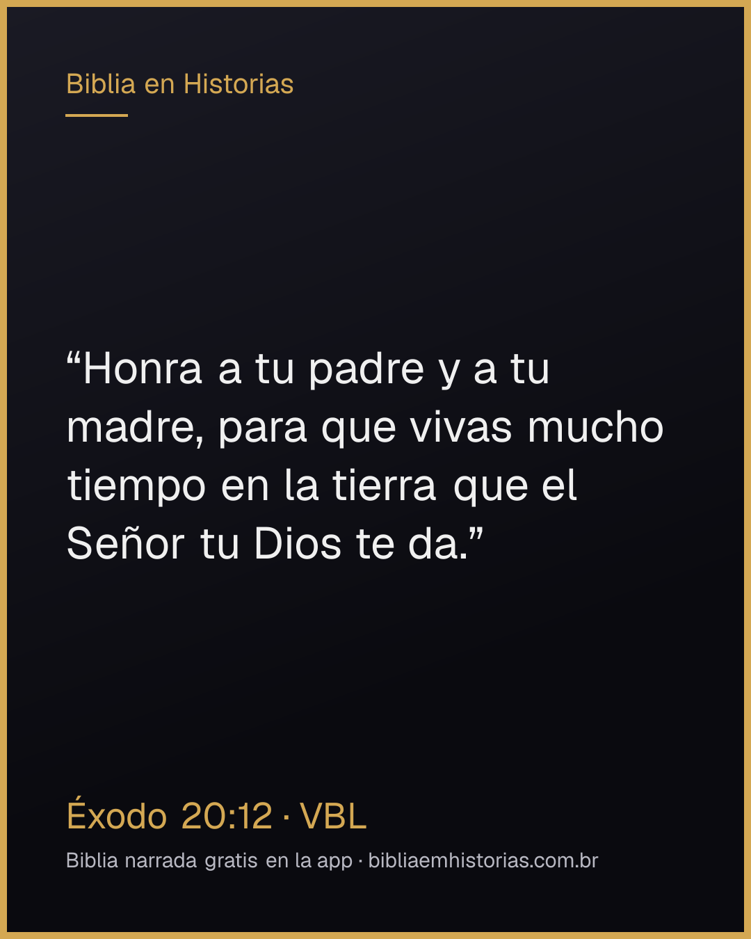 Imagen del versículo Éxodo 20:12 para compartir