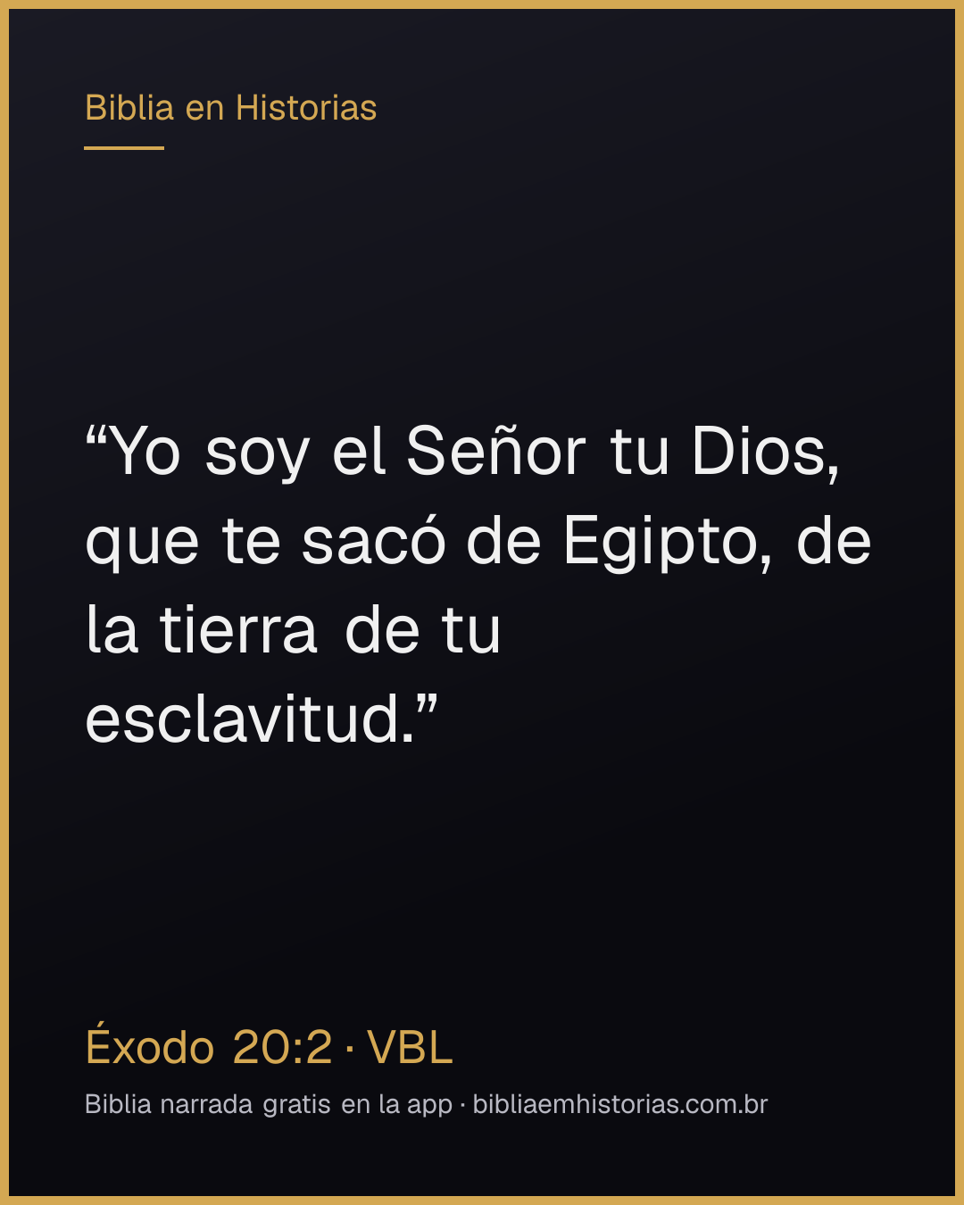 Imagen del versículo Éxodo 20:2 para compartir