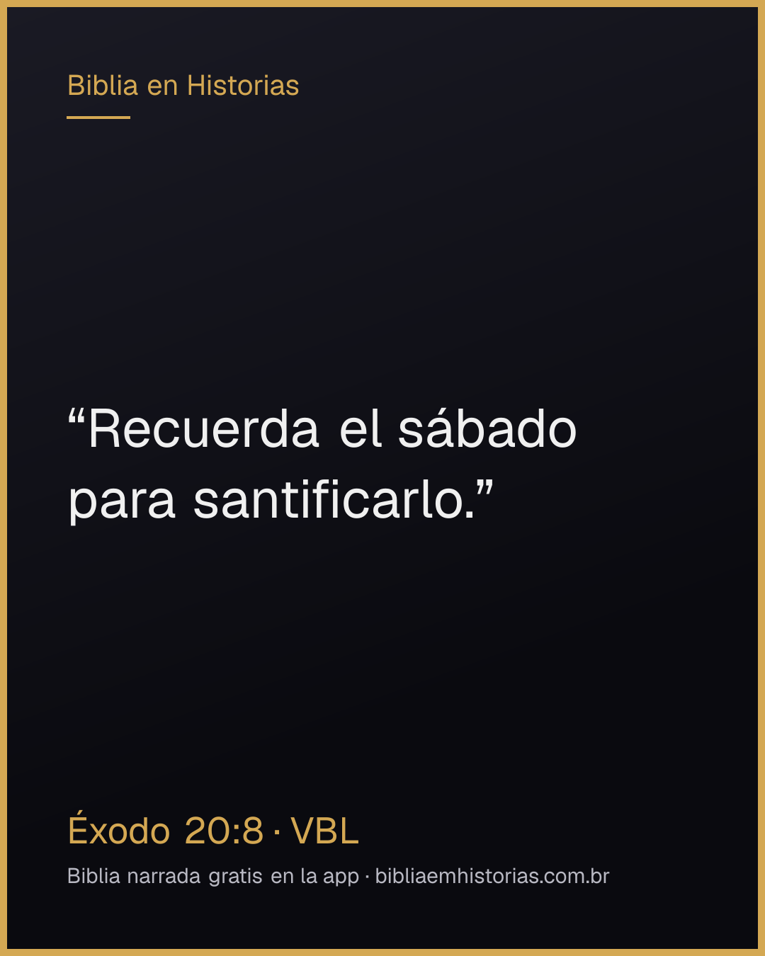 Imagen del versículo Éxodo 20:8 para compartir