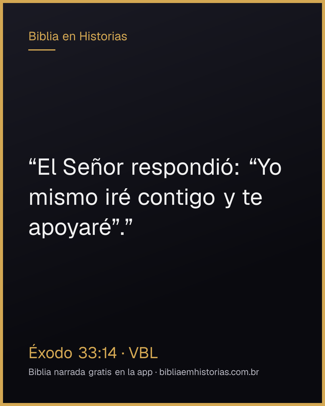 Imagen del versículo Éxodo 33:14 para compartir