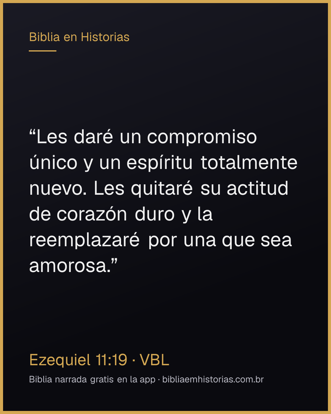 Imagen del versículo Ezequiel 11:19 para compartir