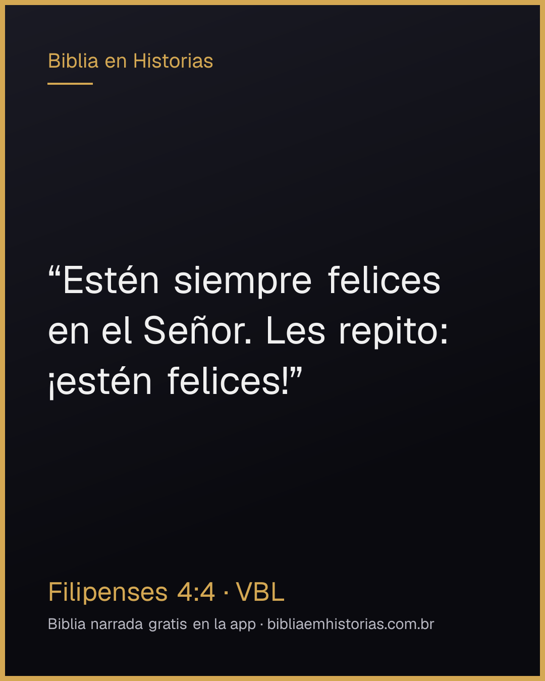 Imagen del versículo Filipenses 4:4 para compartir