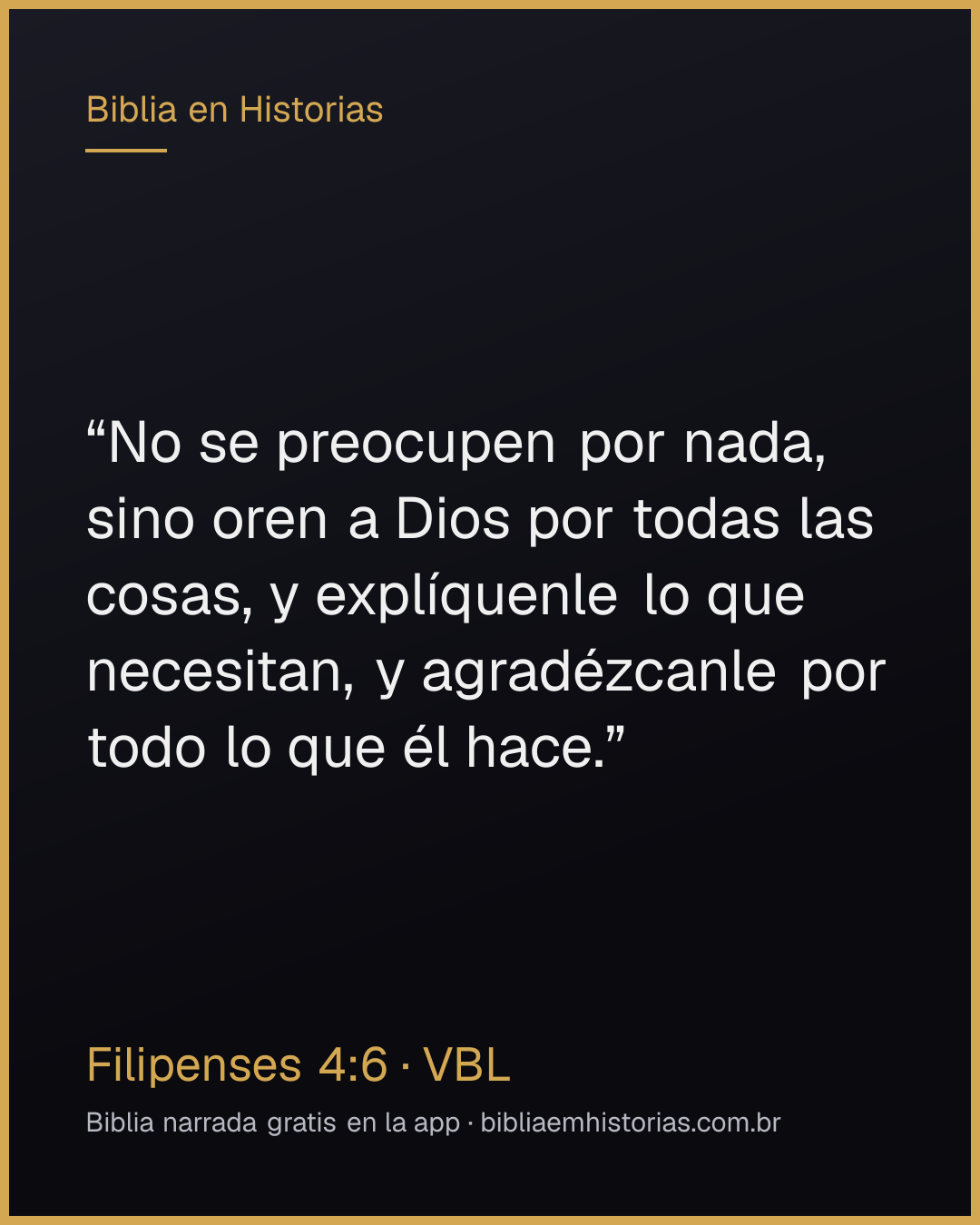 Imagen del versículo Filipenses 4:6 para compartir