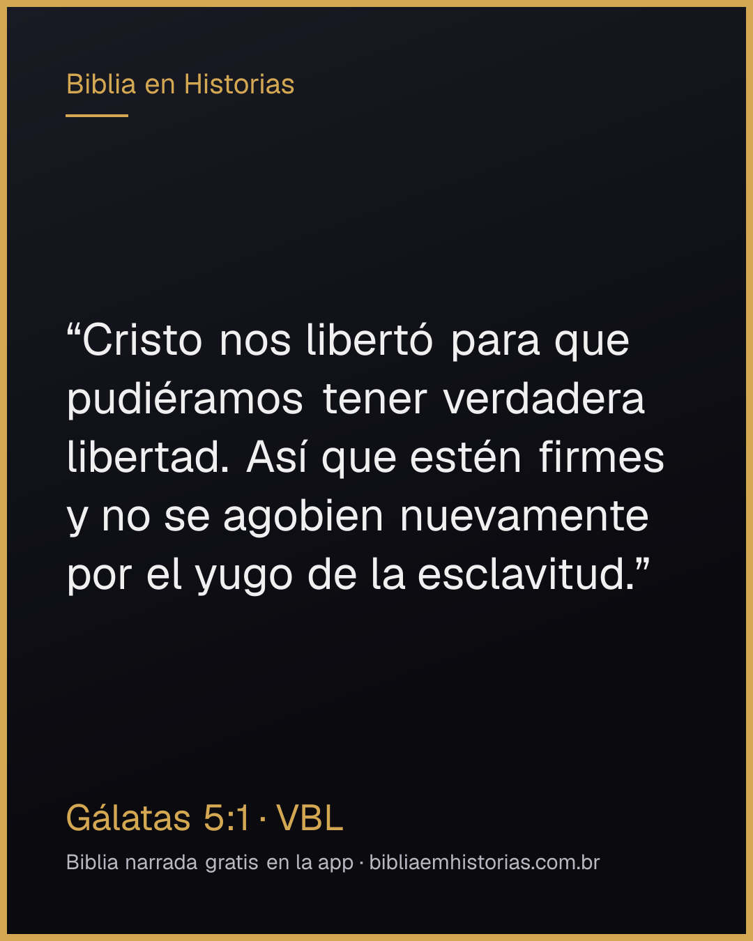 Imagen del versículo Gálatas 5:1 para compartir