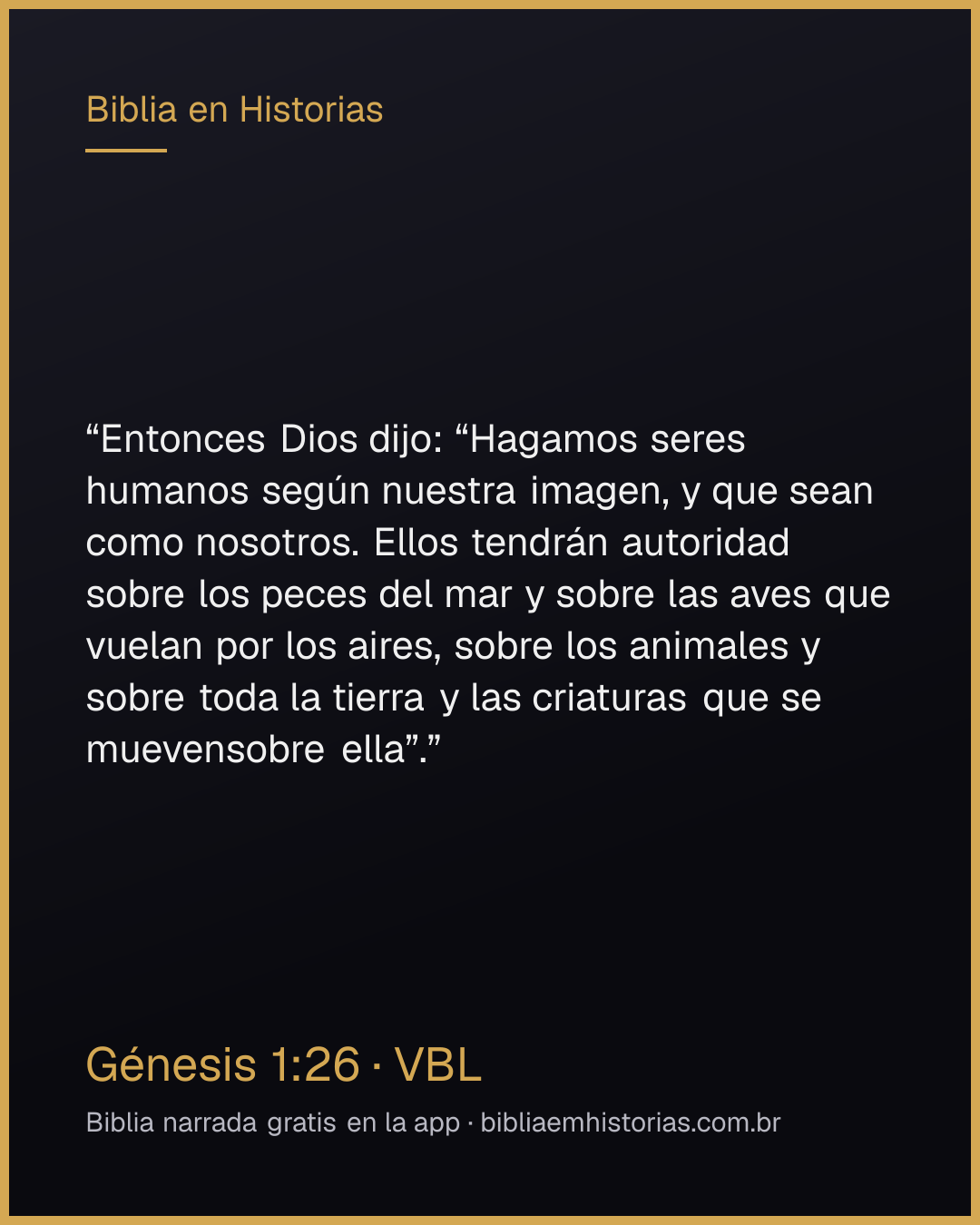 Imagen del versículo Génesis 1:26 para compartir