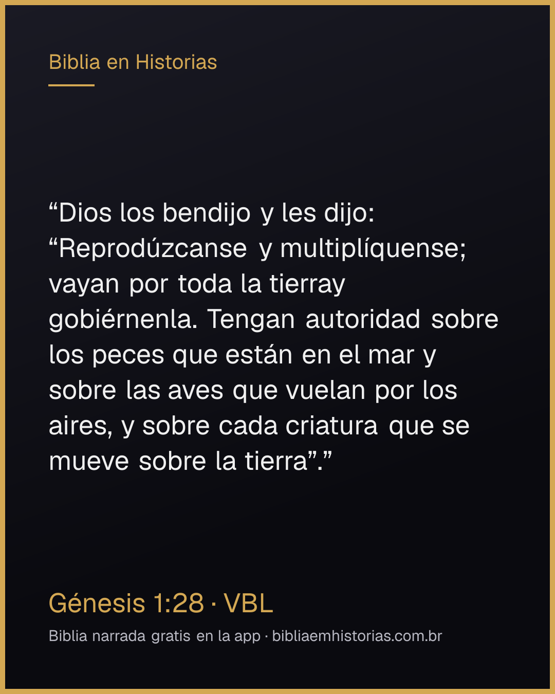Imagen del versículo Génesis 1:28 para compartir
