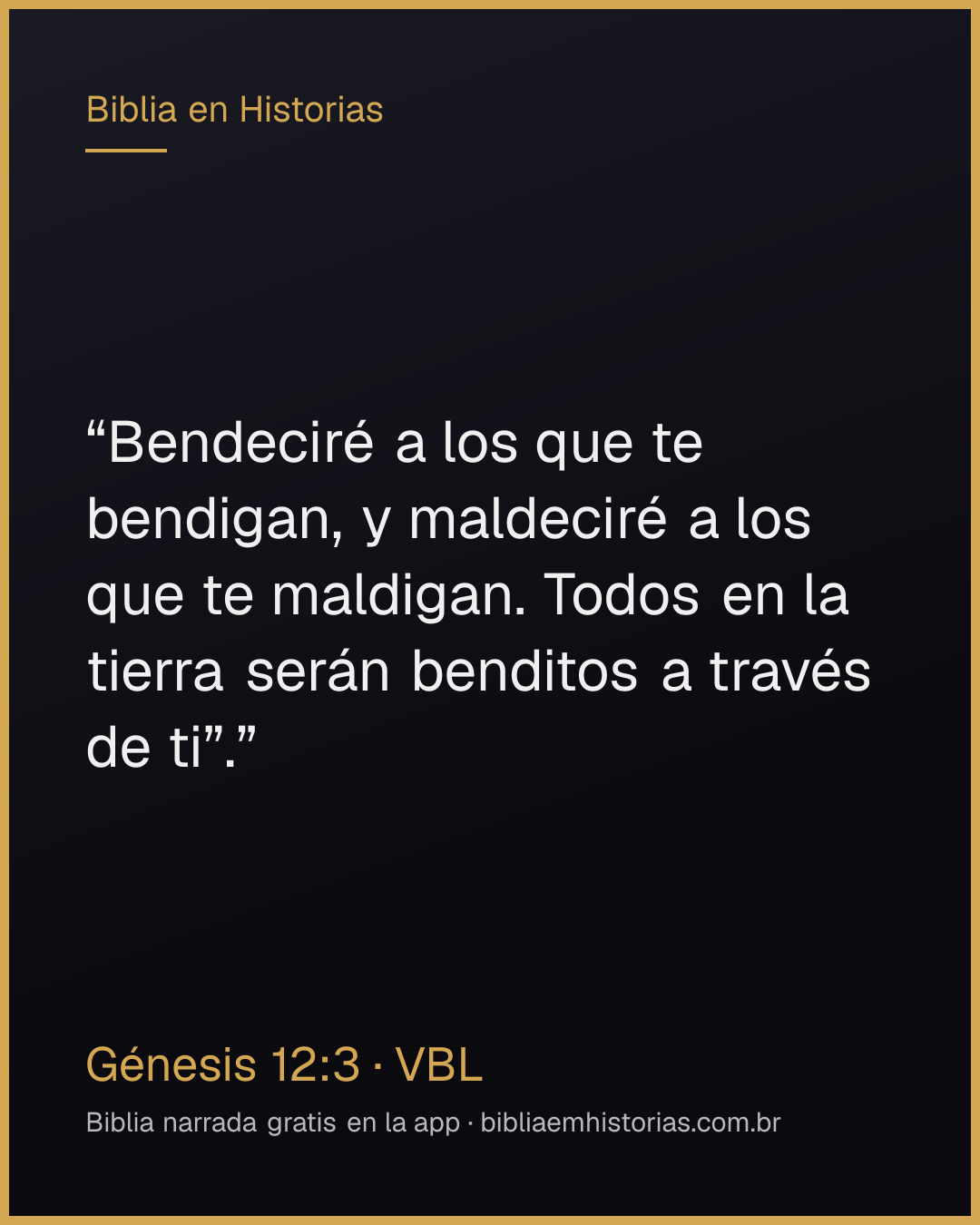 Imagen del versículo Génesis 12:3 para compartir