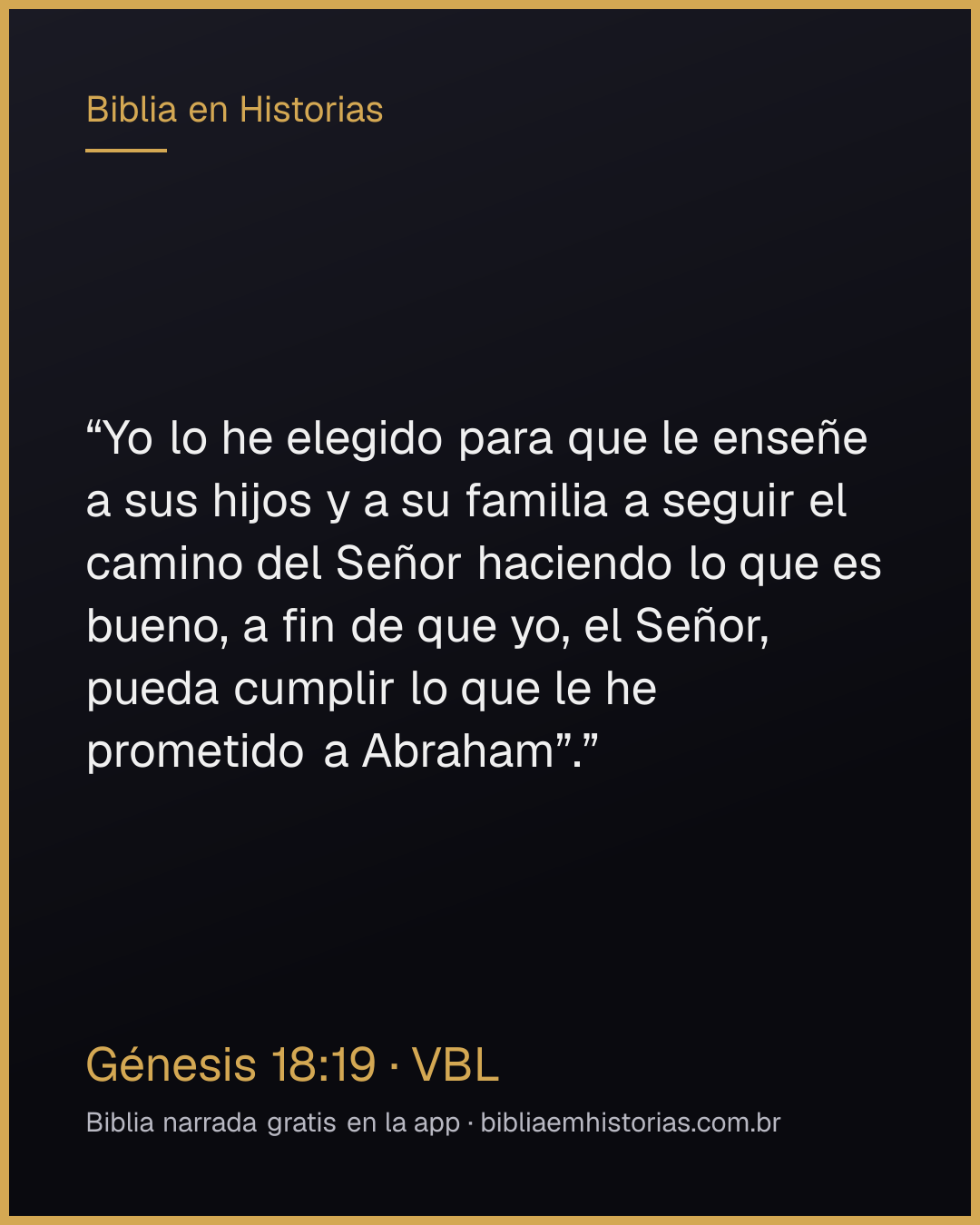 Imagen del versículo Génesis 18:19 para compartir