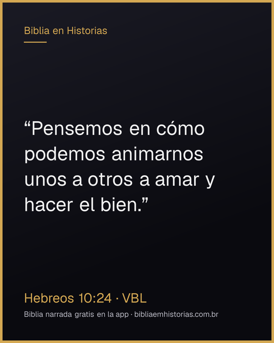 Imagen del versículo Hebreos 10:24 para compartir