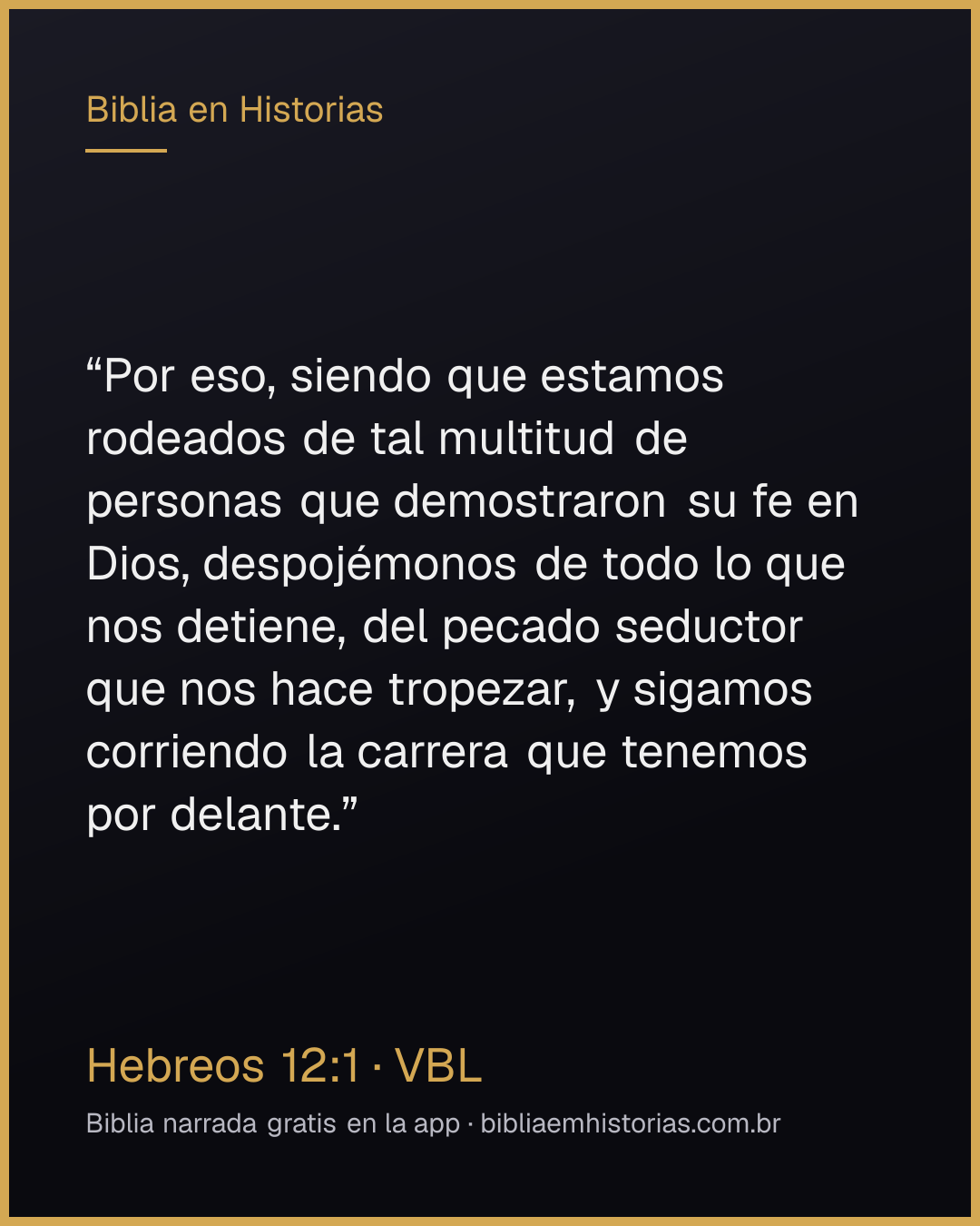 Imagen del versículo Hebreos 12:1 para compartir