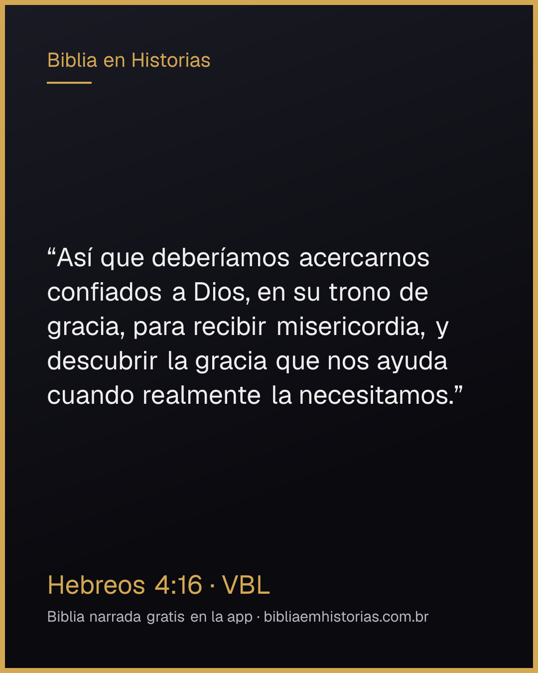 Imagen del versículo Hebreos 4:16 para compartir
