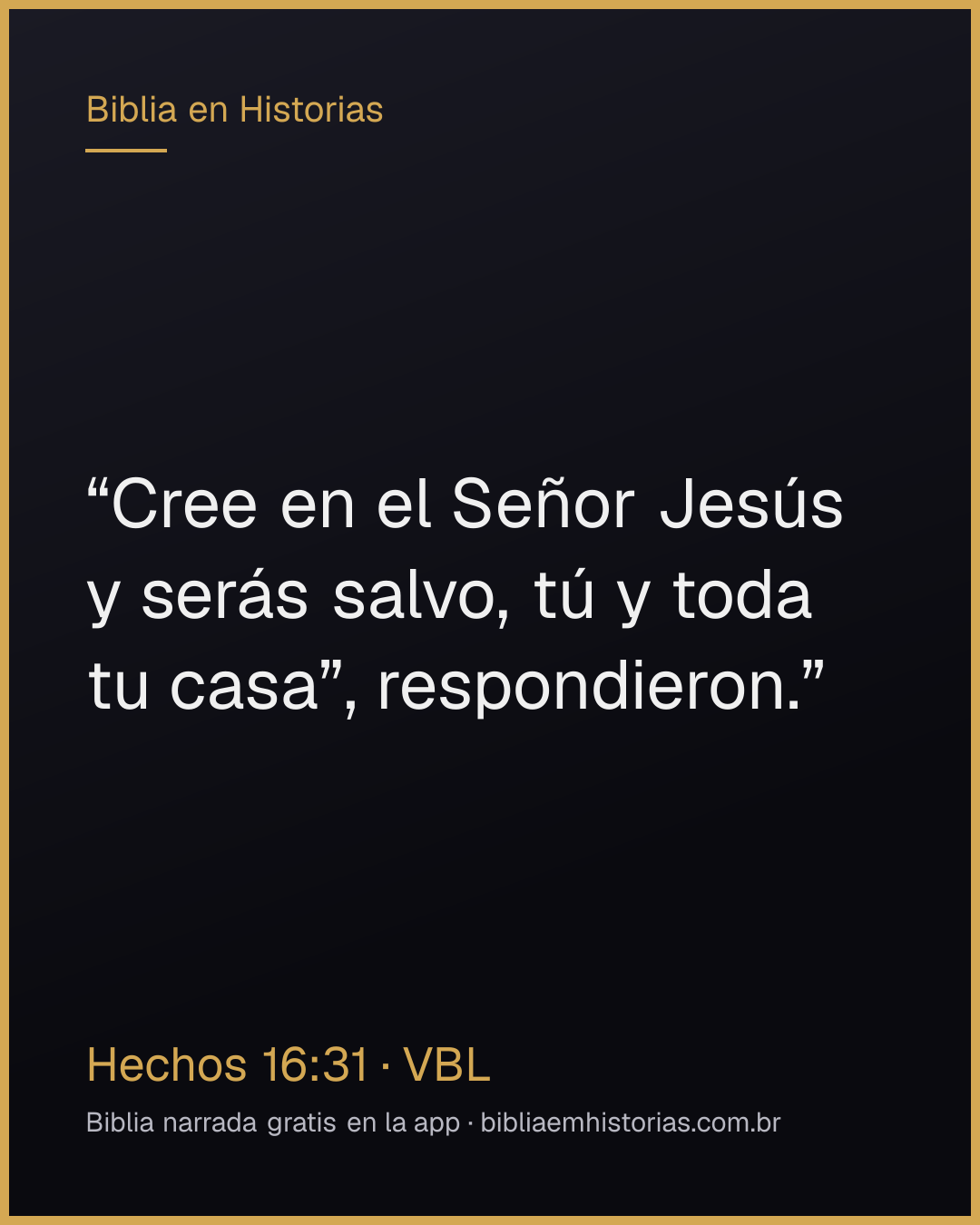 Imagen del versículo Hechos 16:31 para compartir