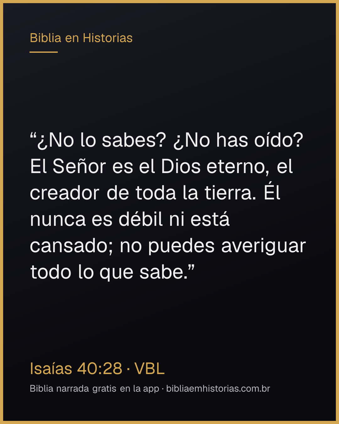 Imagen del versículo Isaías 40:28 para compartir