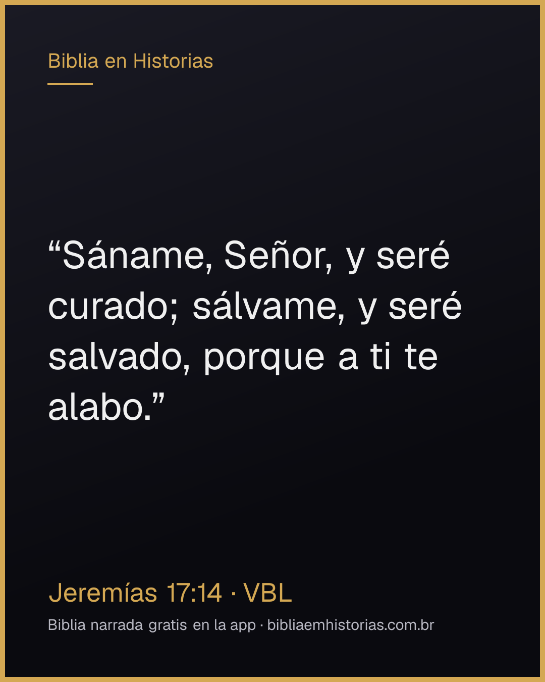 Imagen del versículo Jeremías 17:14 para compartir