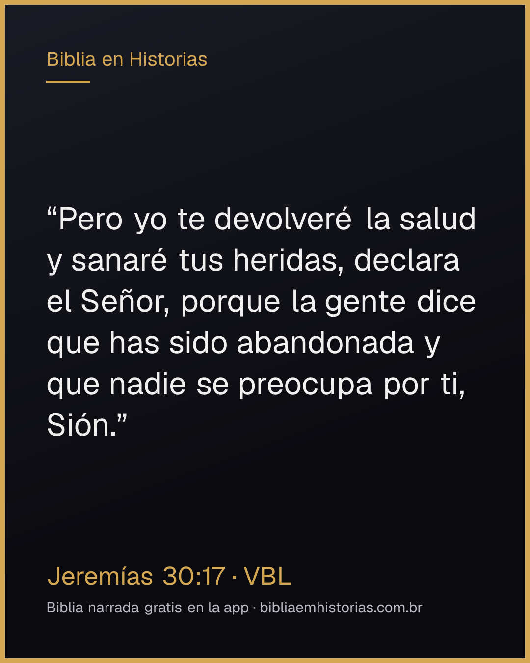 Imagen del versículo Jeremías 30:17 para compartir