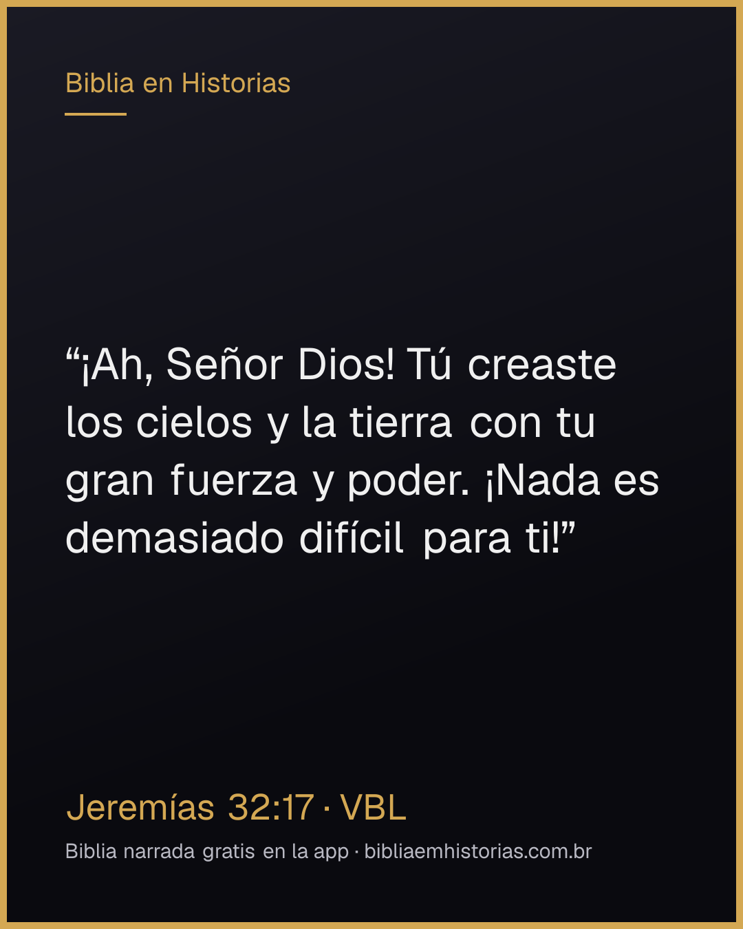 Imagen del versículo Jeremías 32:17 para compartir
