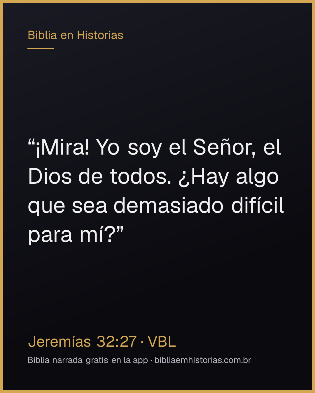 Imagen del versículo Jeremías 32:27 para compartir