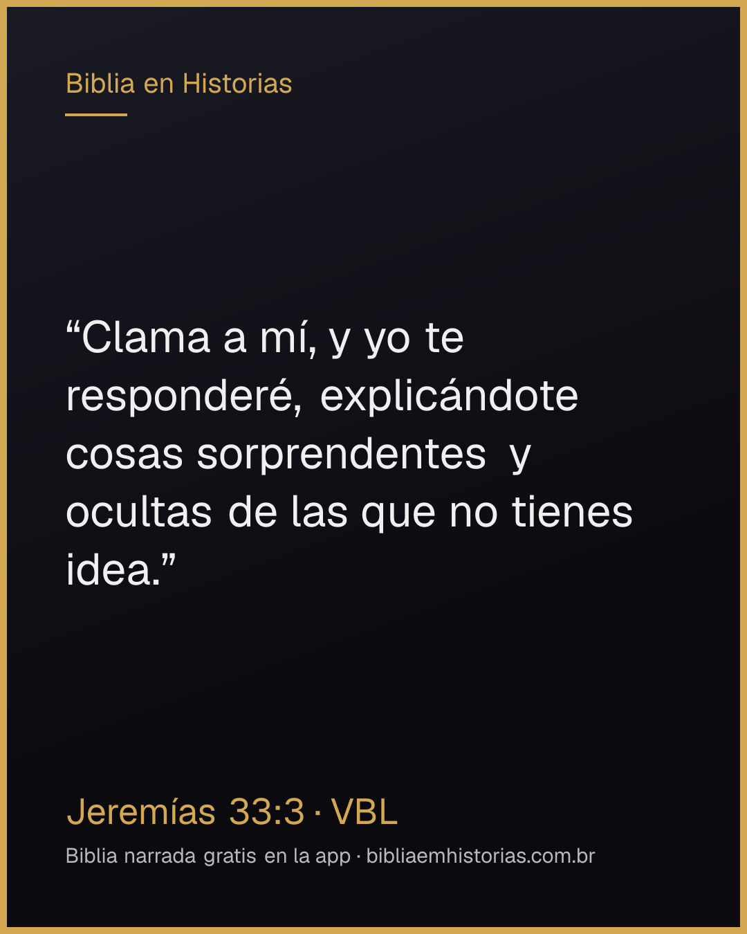 Imagen del versículo Jeremías 33:3 para compartir