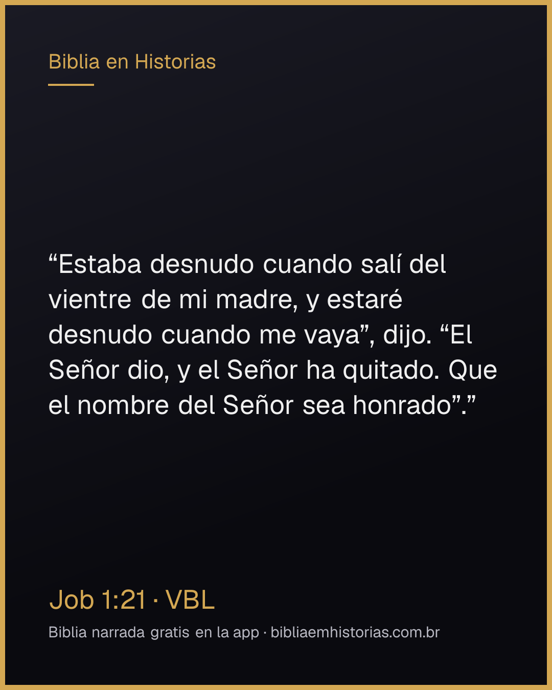 Imagen del versículo Job 1:21 para compartir