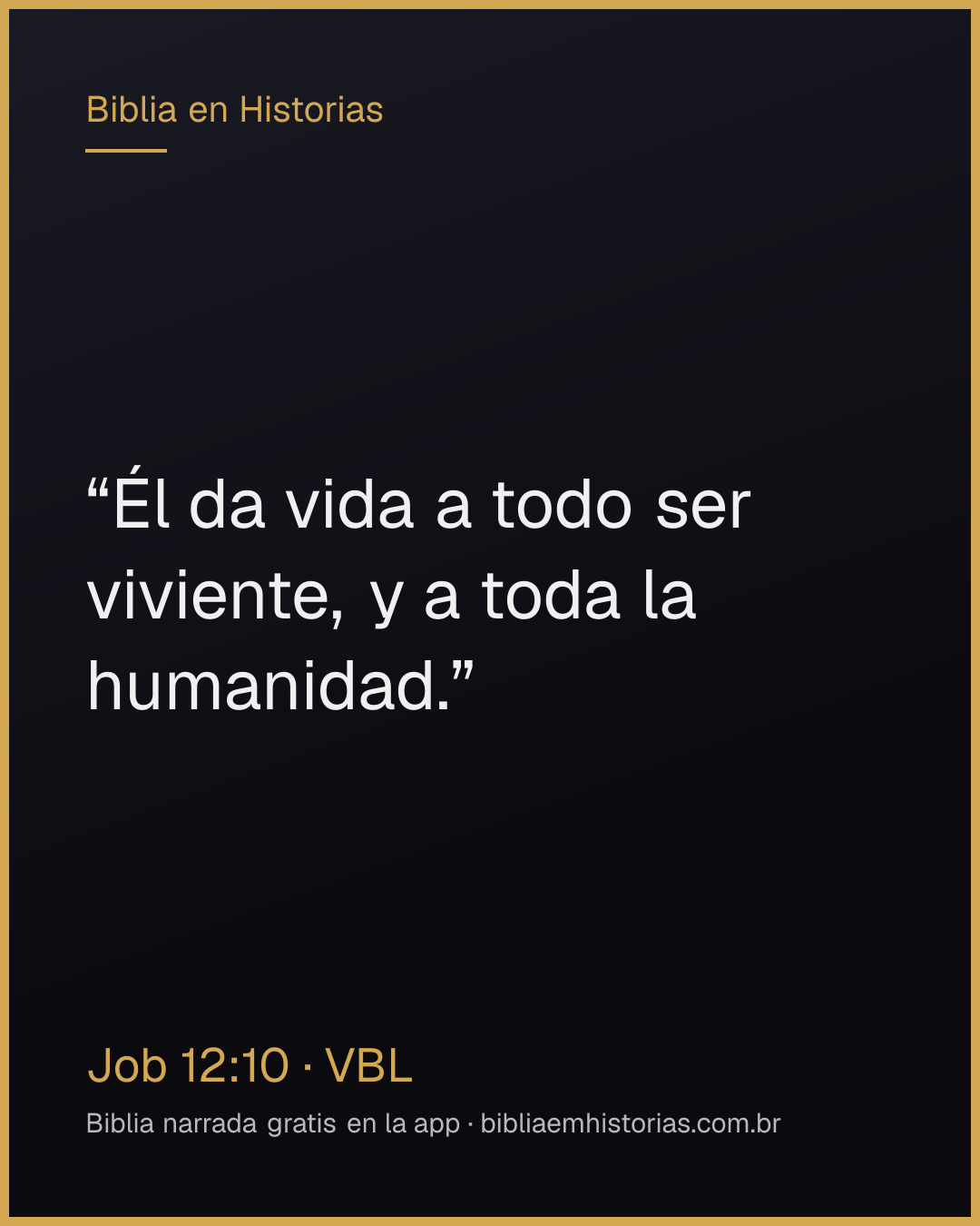 Imagen del versículo Job 12:10 para compartir