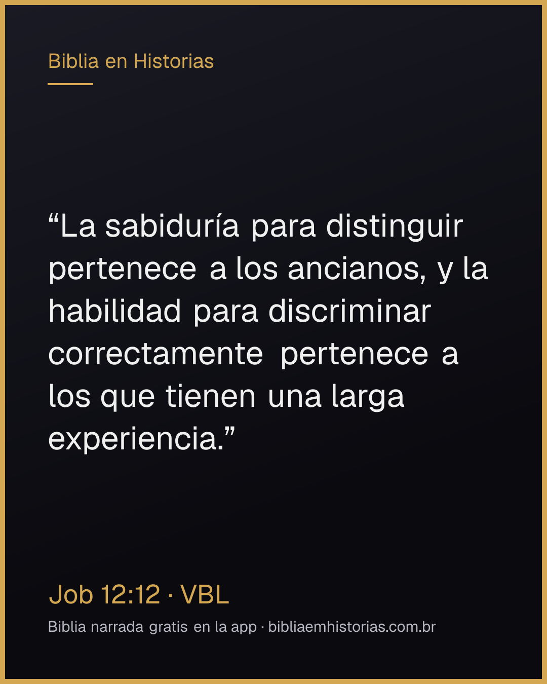Imagen del versículo Job 12:12 para compartir