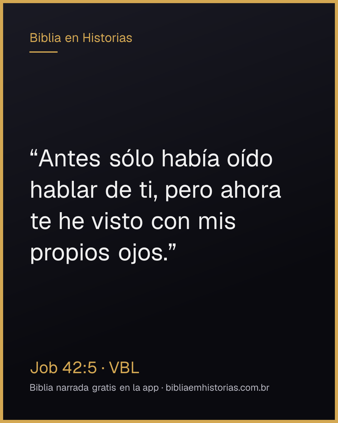Imagen del versículo Job 42:5 para compartir