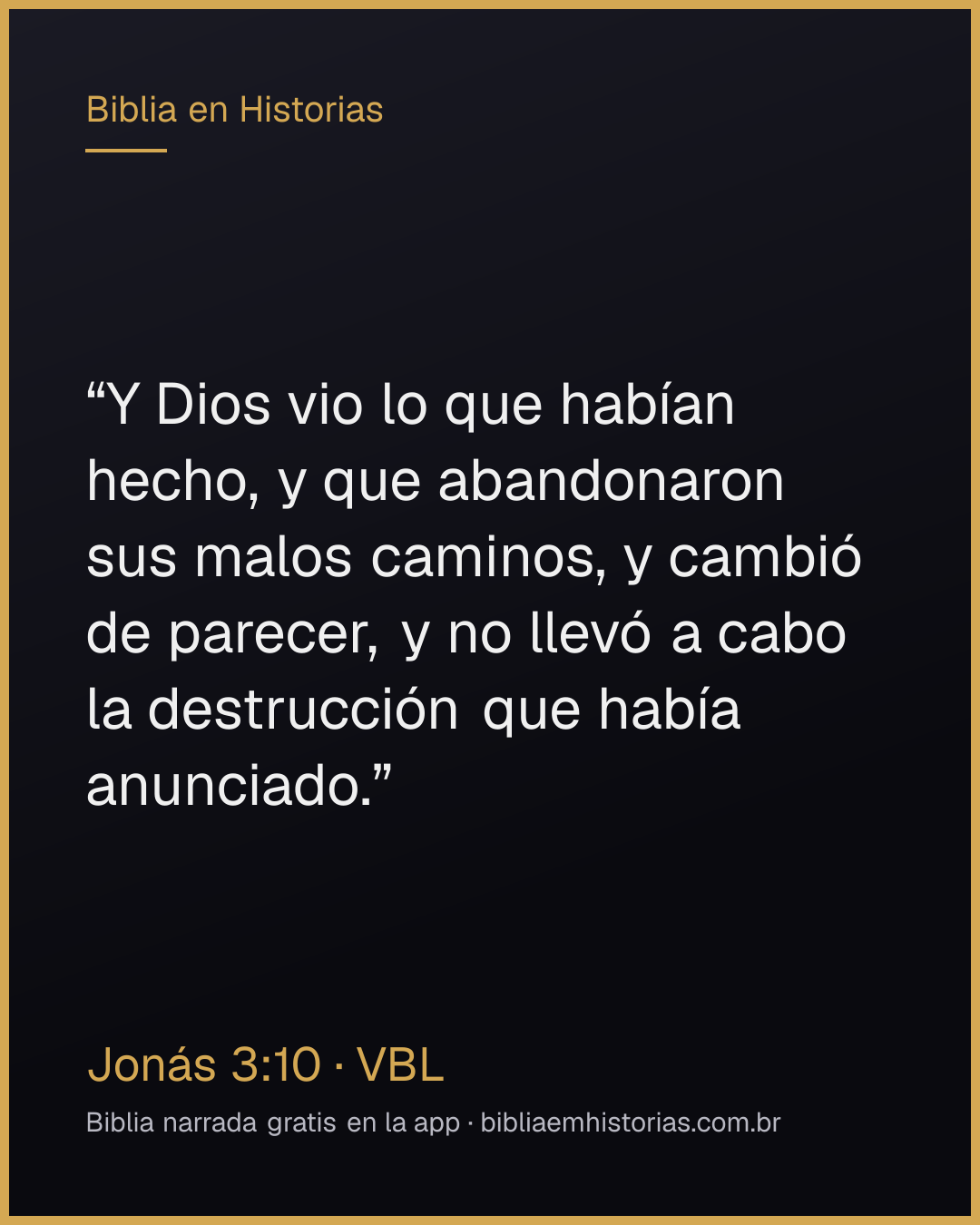 Imagen del versículo Jonás 3:10 para compartir