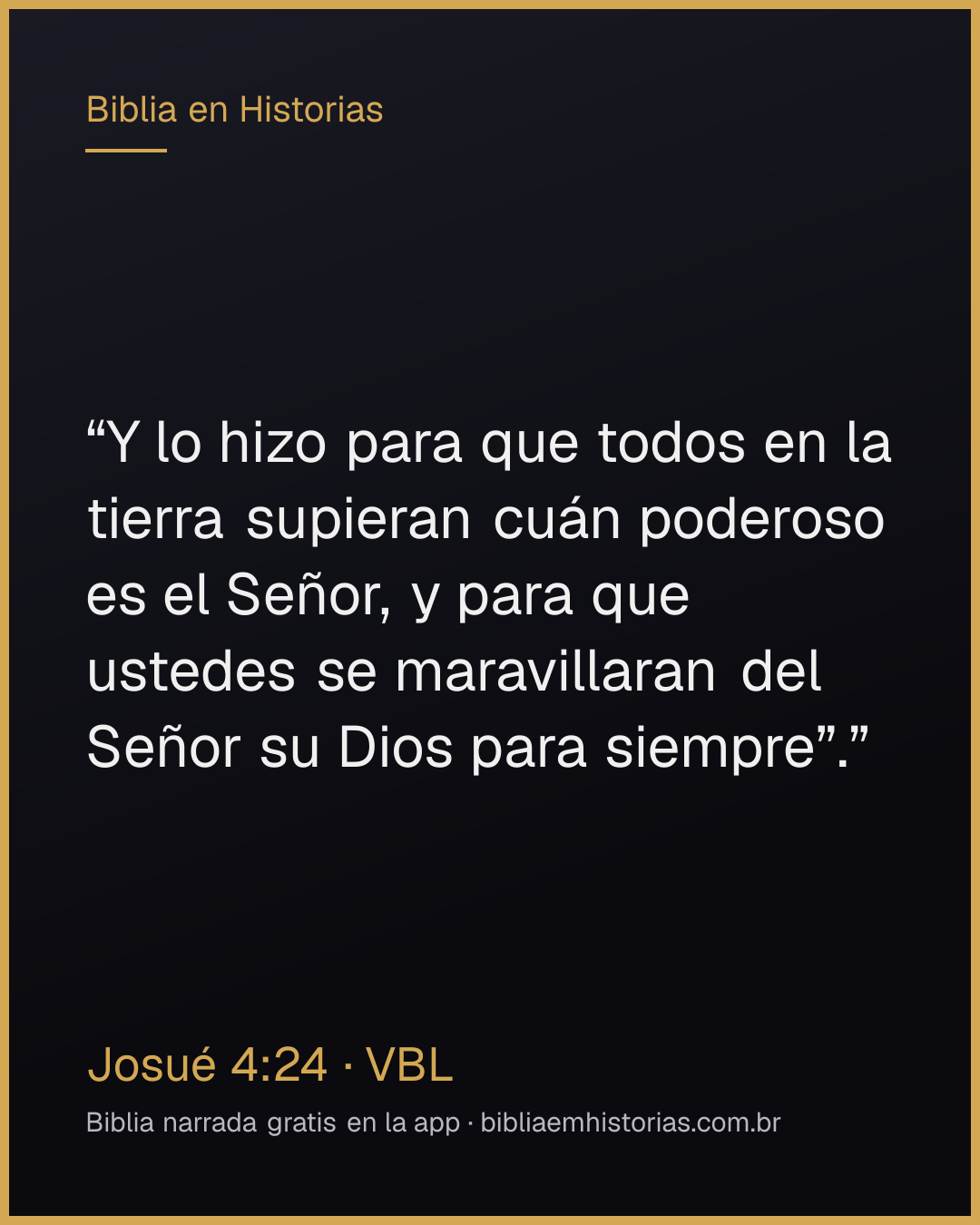 Imagen del versículo Josué 4:24 para compartir
