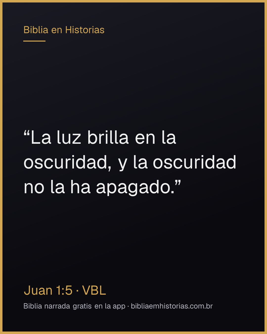 Imagen del versículo Juan 1:5 para compartir