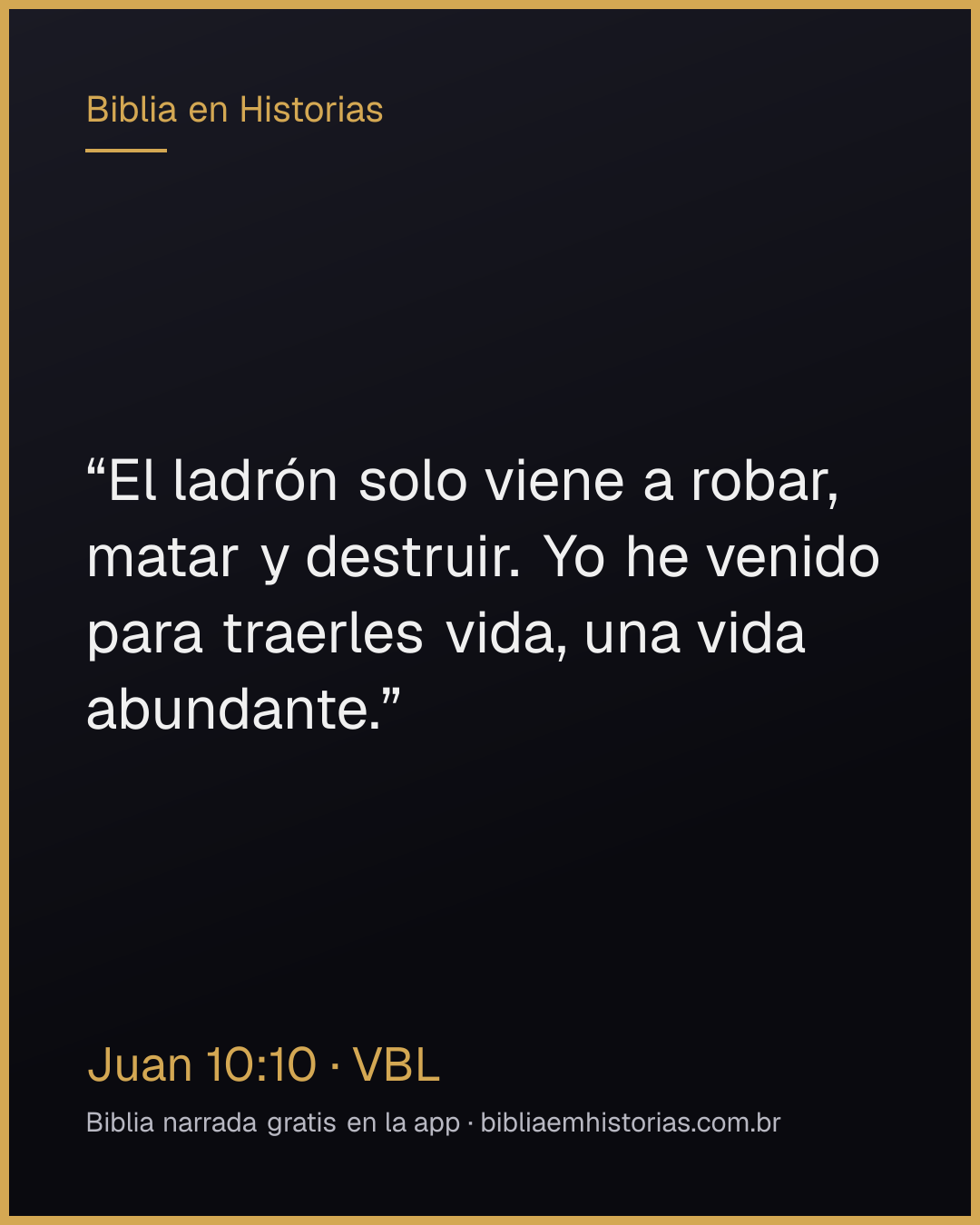Imagen del versículo Juan 10:10 para compartir
