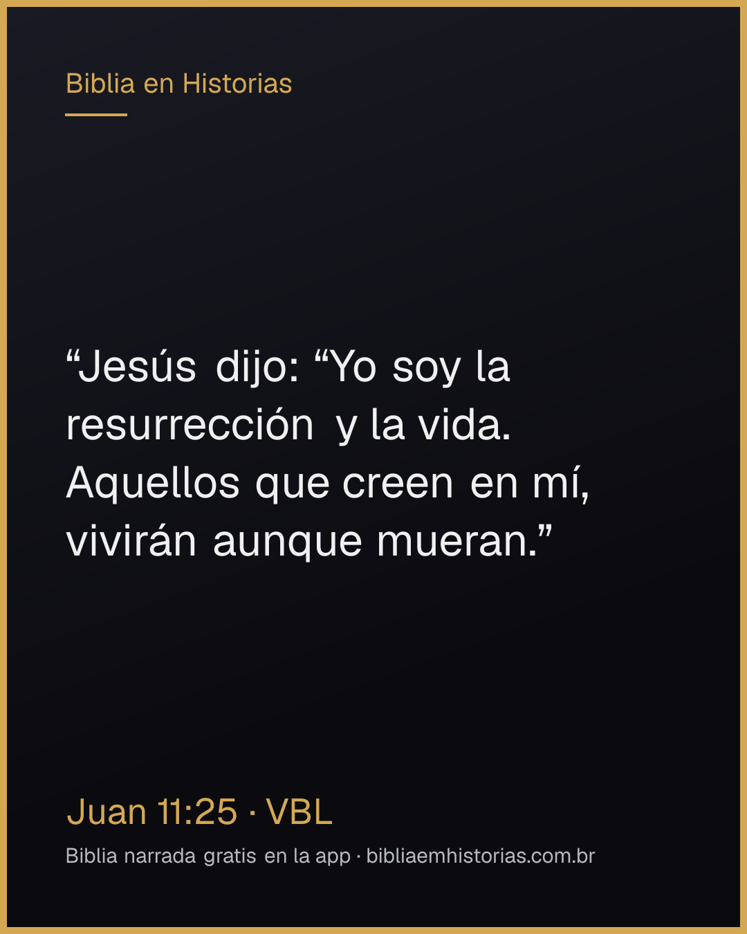 Imagen del versículo Juan 11:25 para compartir