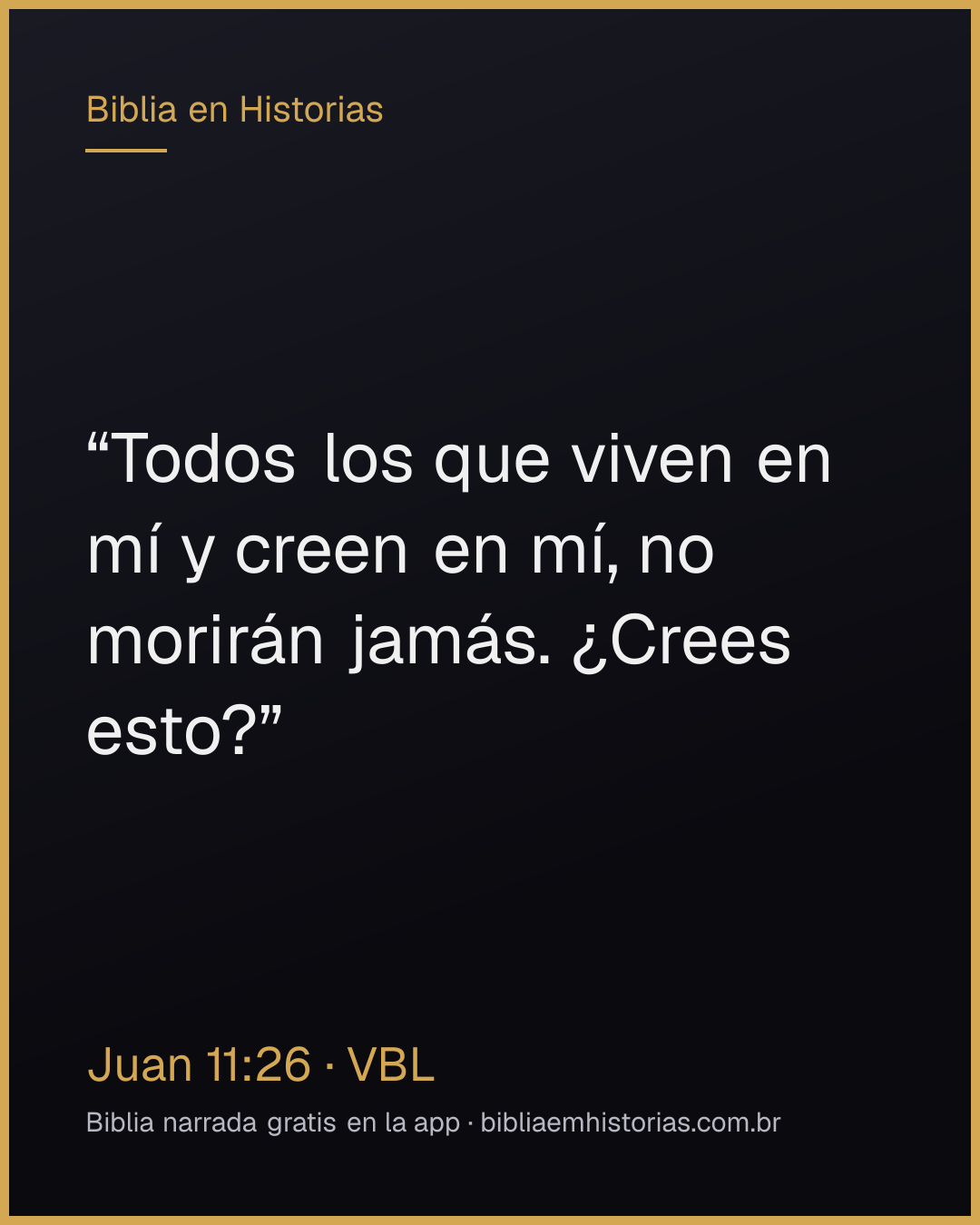 Imagen del versículo Juan 11:26 para compartir