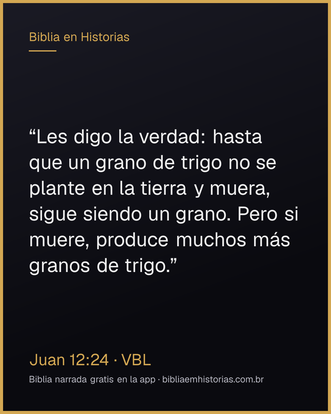Imagen del versículo Juan 12:24 para compartir