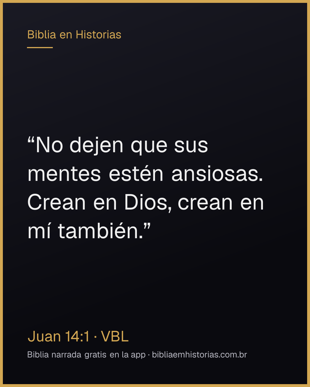 Imagen del versículo Juan 14:1 para compartir