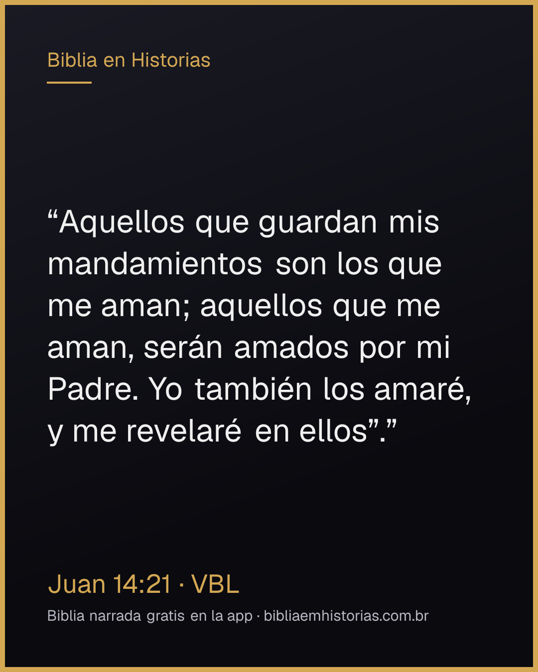 Imagen del versículo Juan 14:21 para compartir