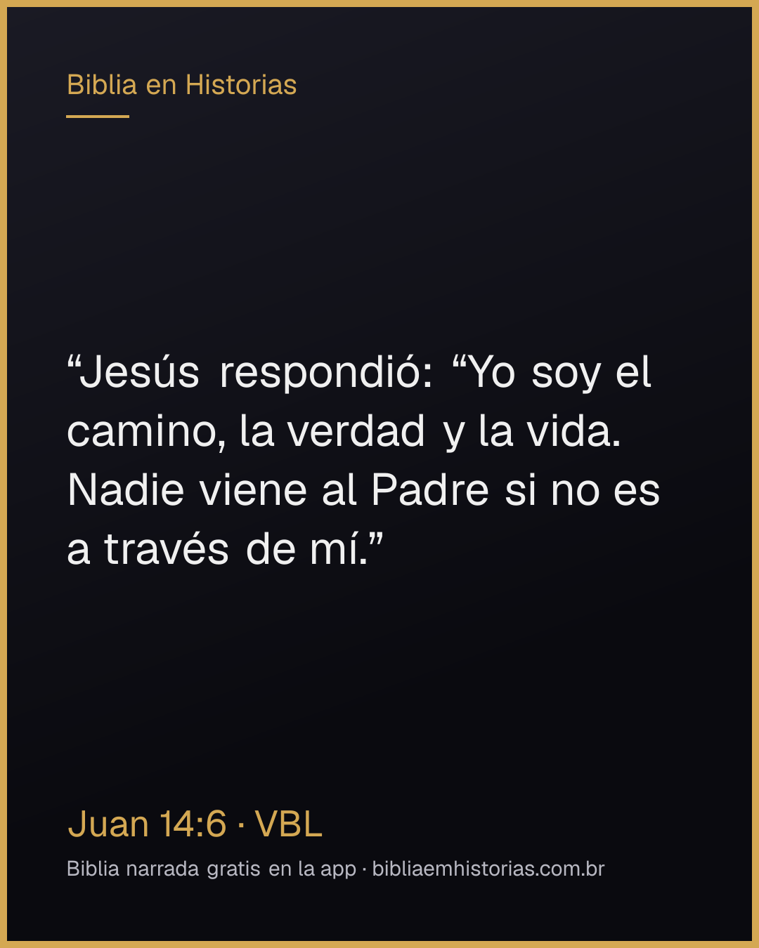 Imagen del versículo Juan 14:6 para compartir