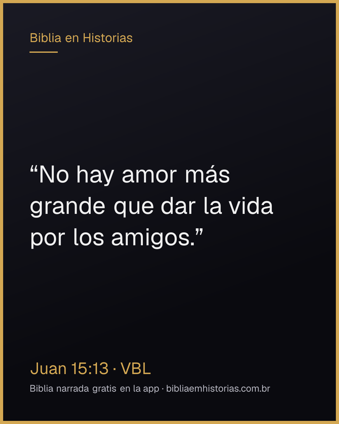 Imagen del versículo Juan 15:13 para compartir