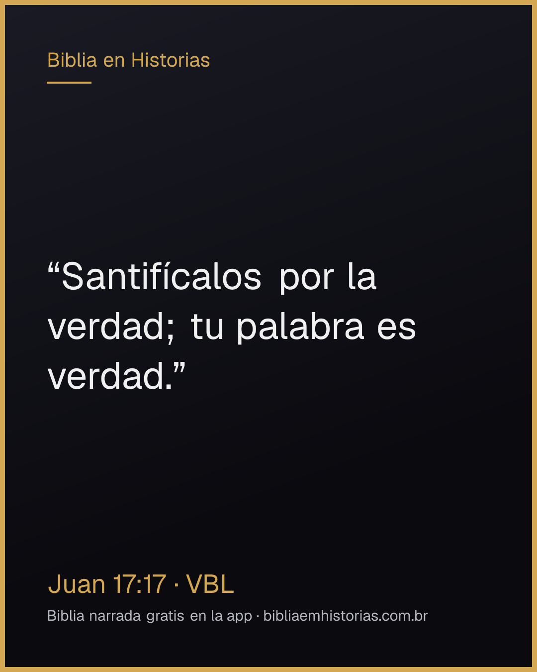 Imagen del versículo Juan 17:17 para compartir