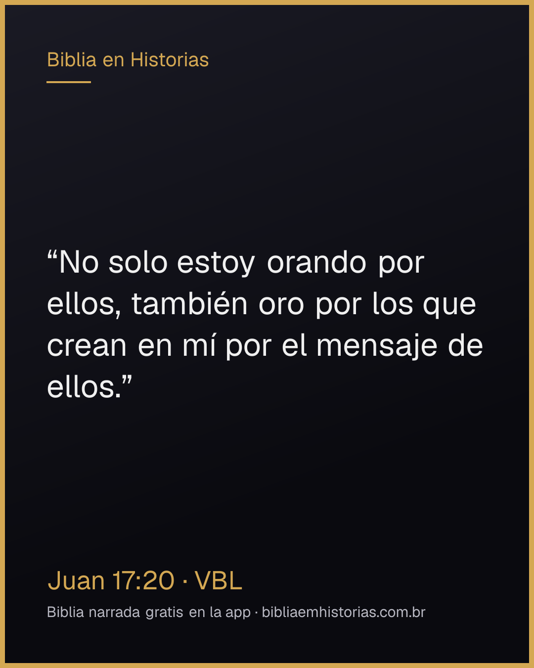 Imagen del versículo Juan 17:20 para compartir