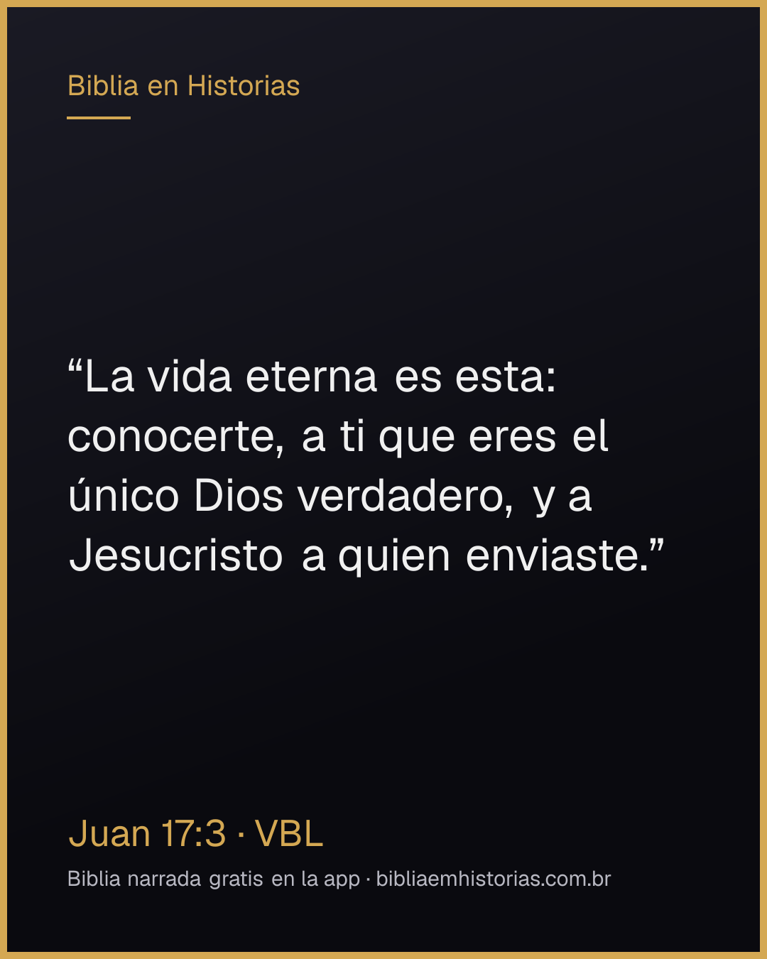 Imagen del versículo Juan 17:3 para compartir