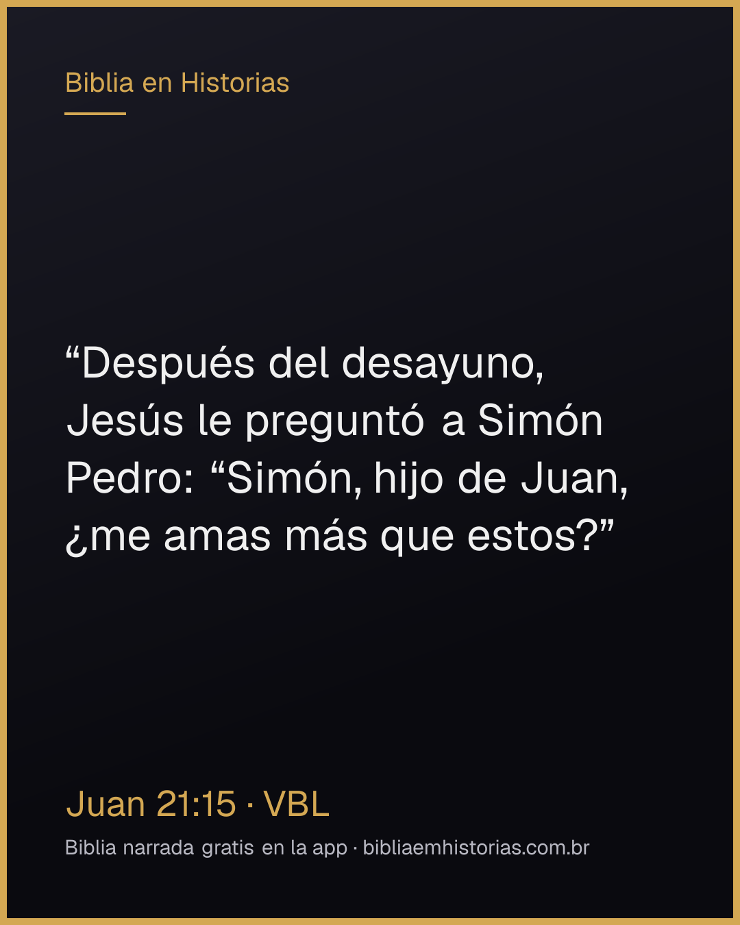 Imagen del versículo Juan 21:15 para compartir