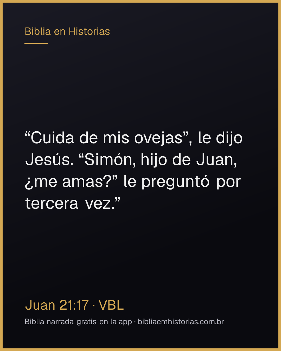 Imagen del versículo Juan 21:17 para compartir