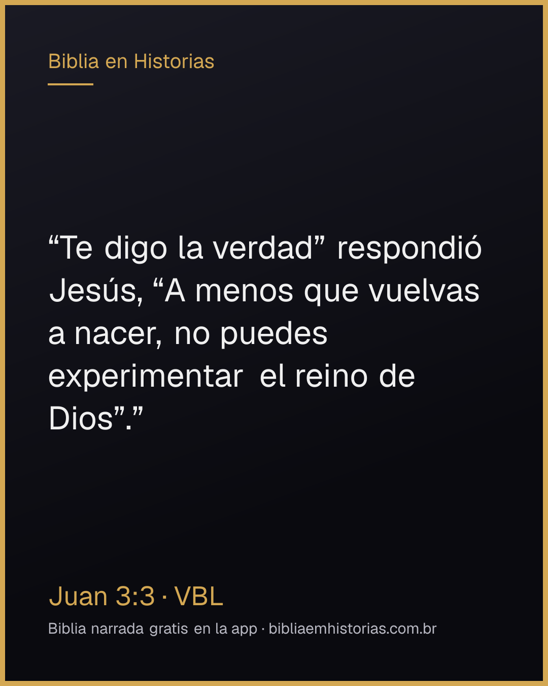 Imagen del versículo Juan 3:3 para compartir
