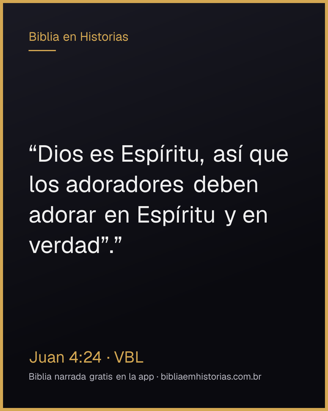 Imagen del versículo Juan 4:24 para compartir