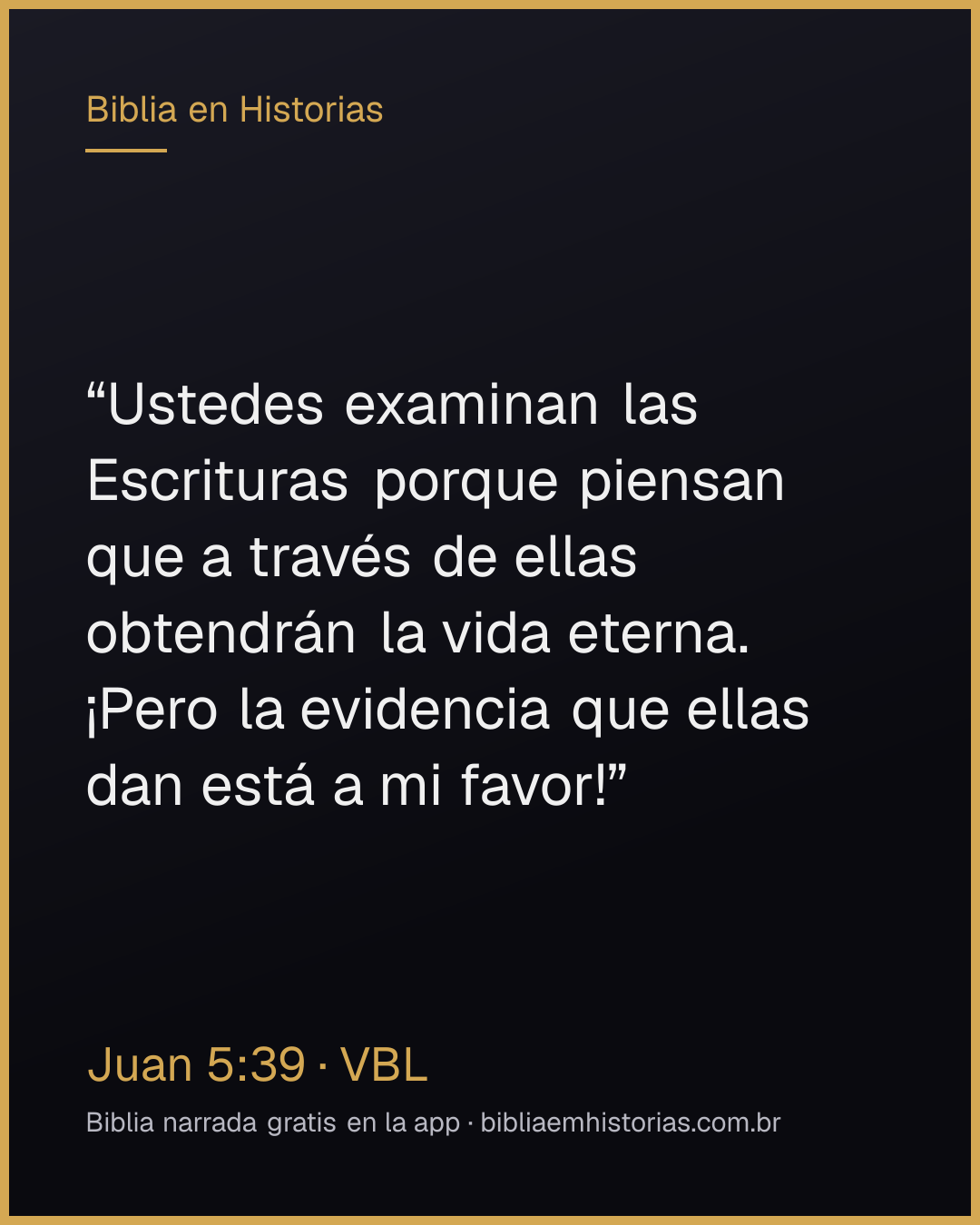 Imagen del versículo Juan 5:39 para compartir